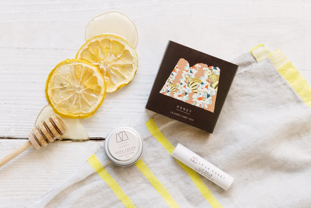 みつばちギフトセット（コールドプロセス石けんはちみつ90g・ハンド