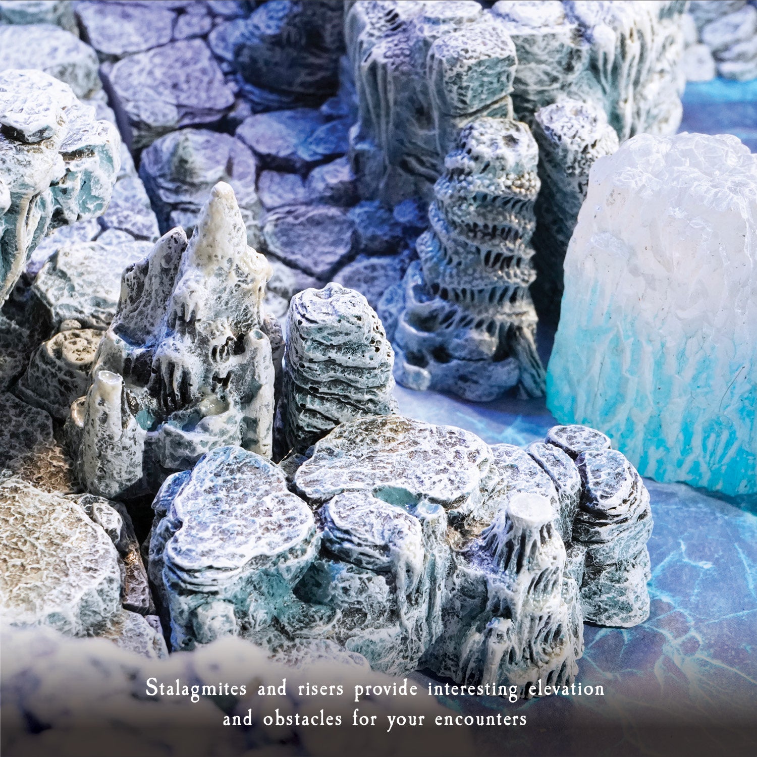 Stalagmite Pack - Ice (Painted) – Dwarven Forge