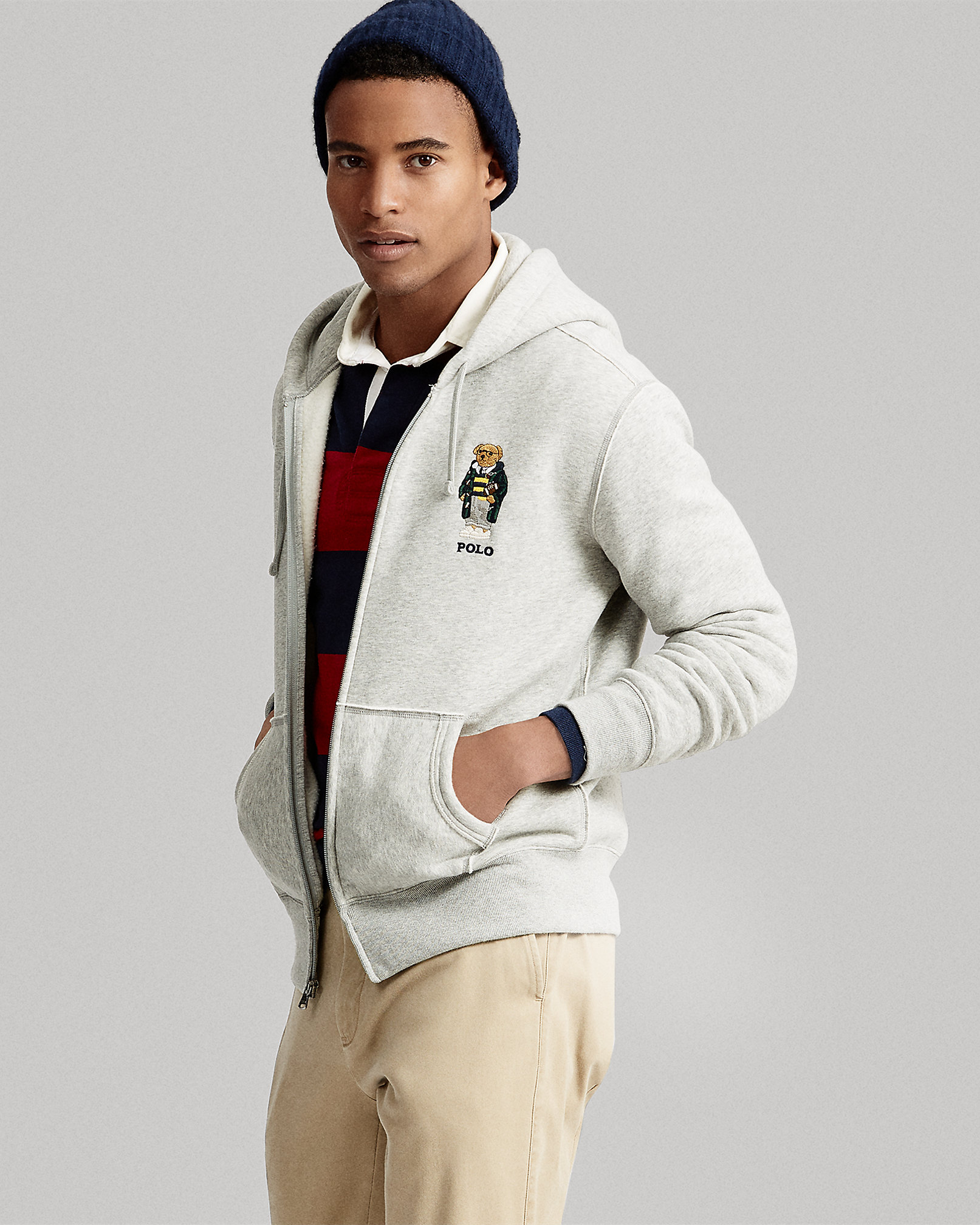 Polo Bear Fleece Hoodie