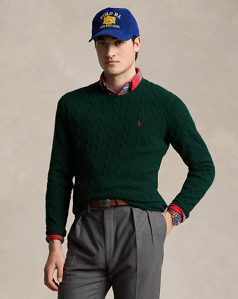 Cable-Knit Wool-Cashmere Sweater | Ralph Lauren