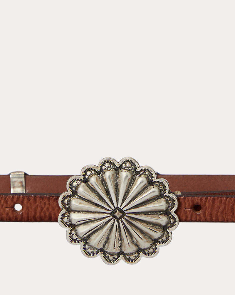 レザー コンチョ ベルト | ラルフ ローレン公式オンラインストア