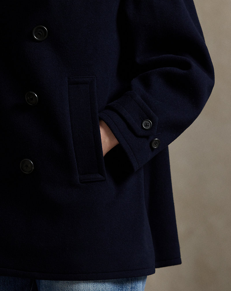 ウール メルトン ピーコート | ラルフ ローレン公式オンラインストア