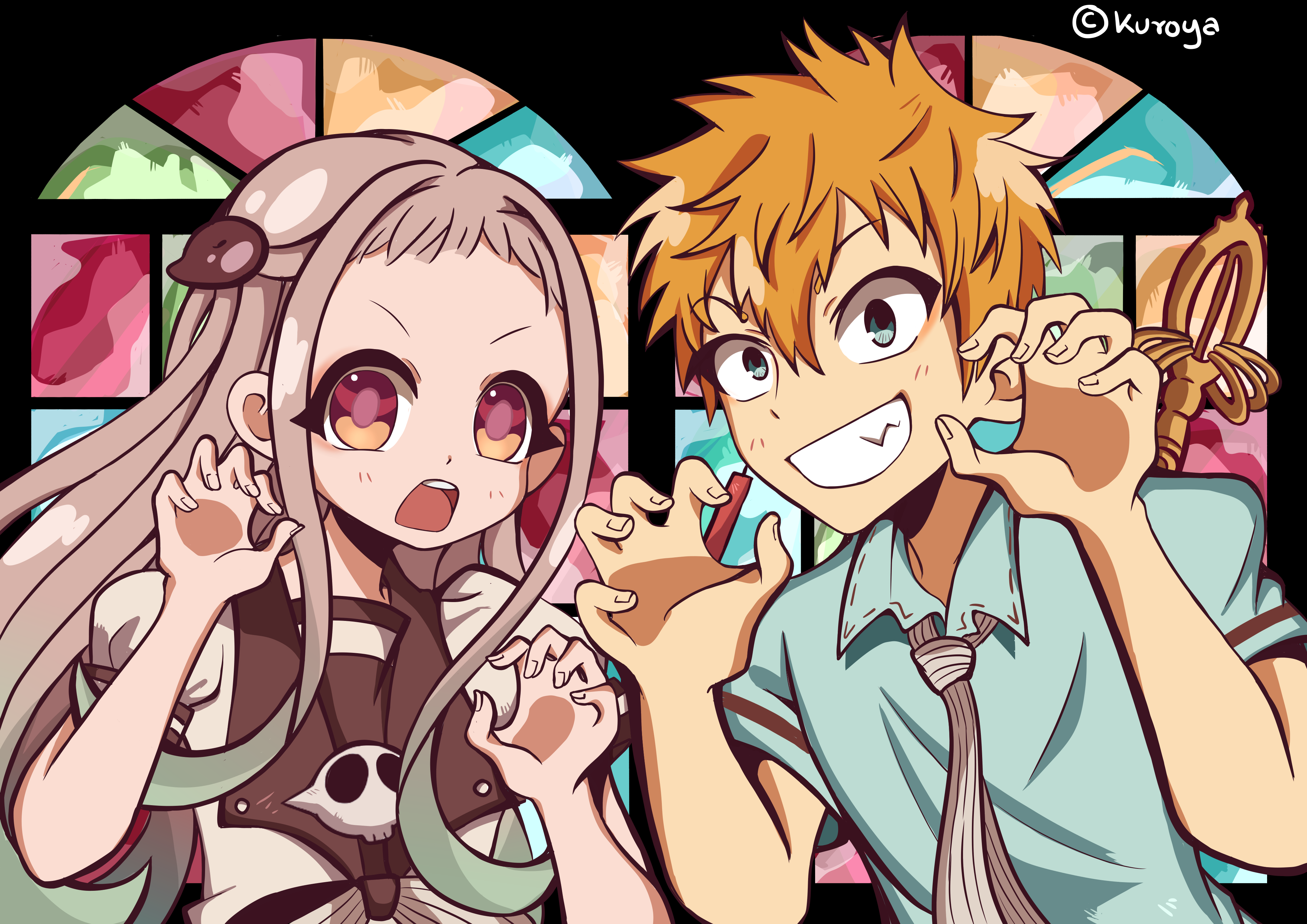地縛少年花子くん 【ねねと源光】 Kuroya~ - Illustrations ART street