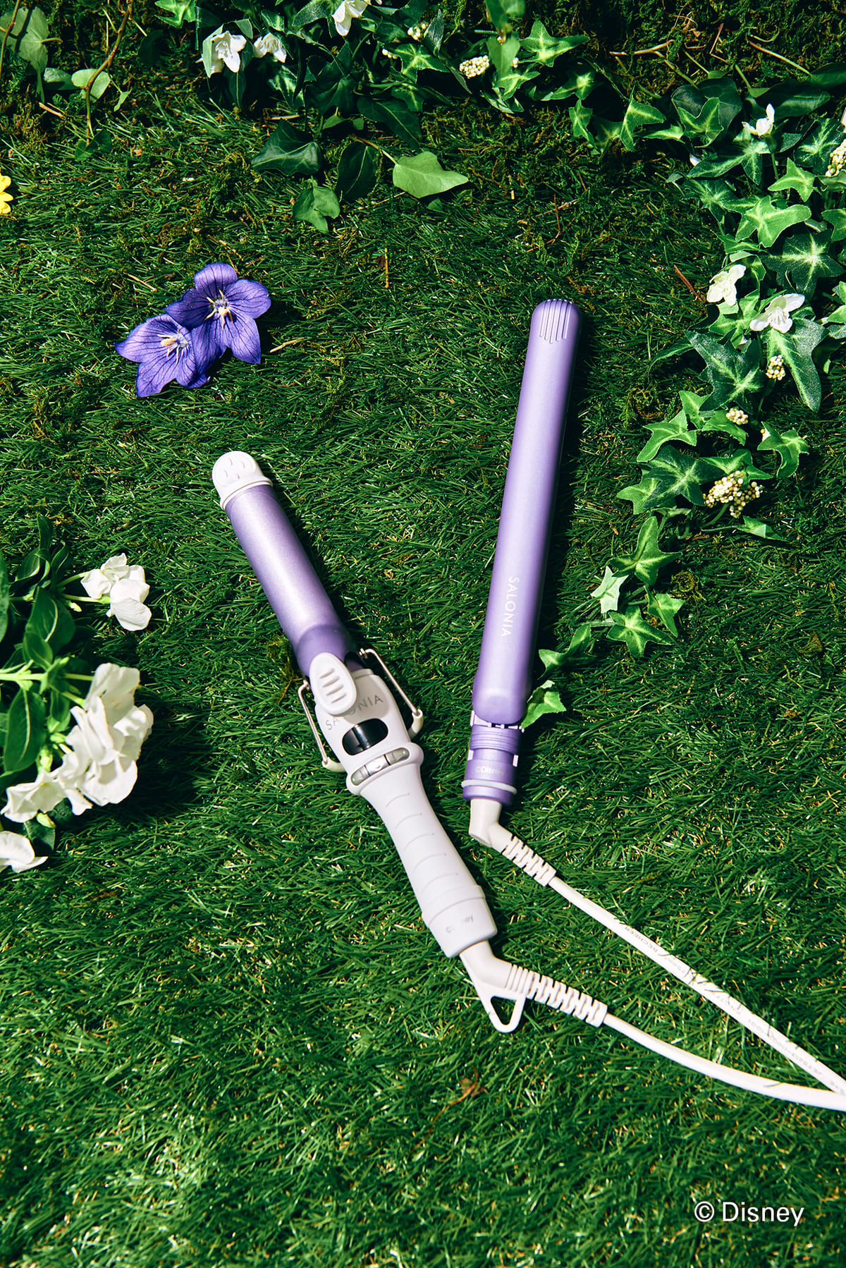 ラプンツェルデザインのヘアアイロン！ディズニーストア「SALONIA