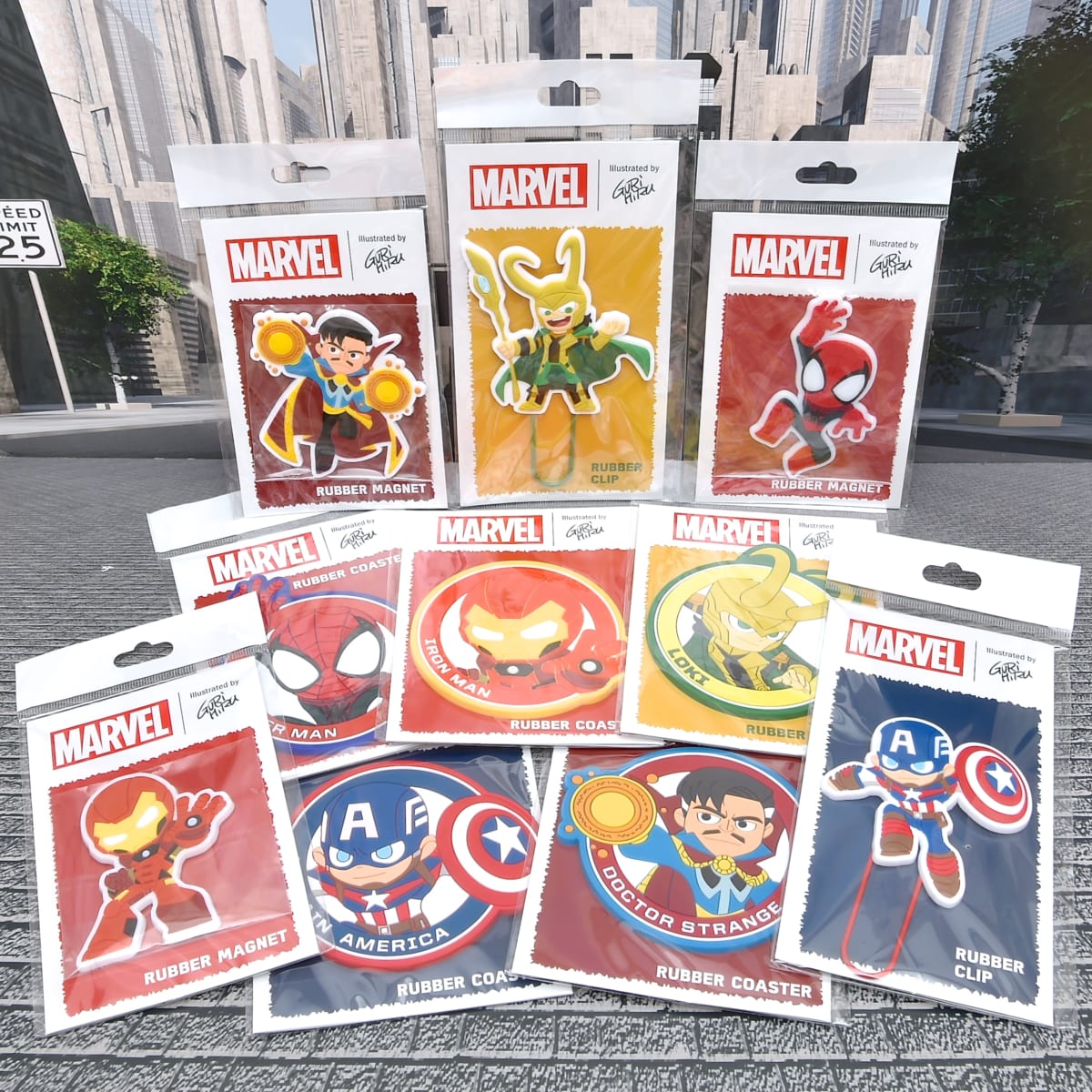 ロキやアイアンマンたちがコースターやマグネットに！インロック