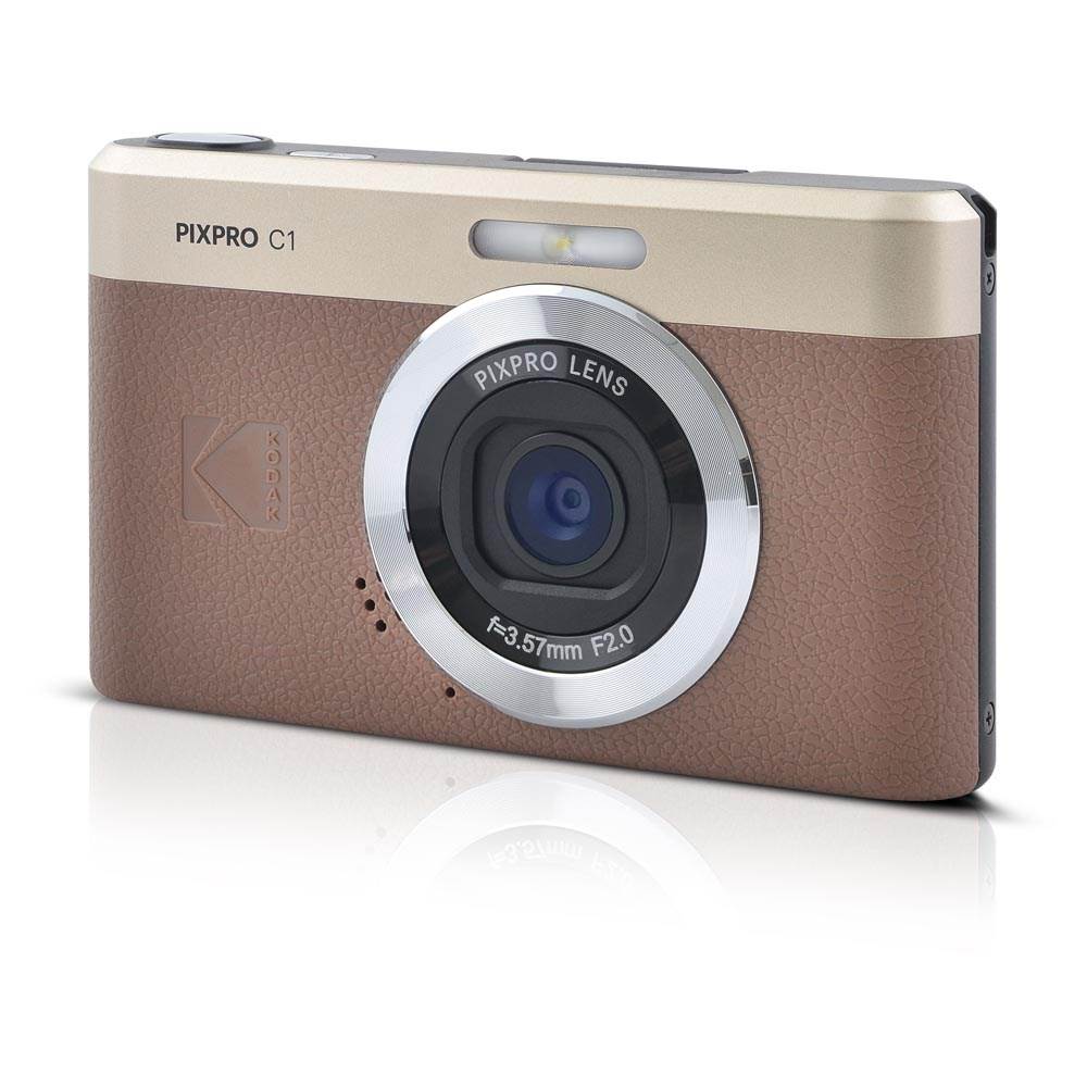 KODAK PIXPRO C1 Digital Camera in Brown | Park Cameras