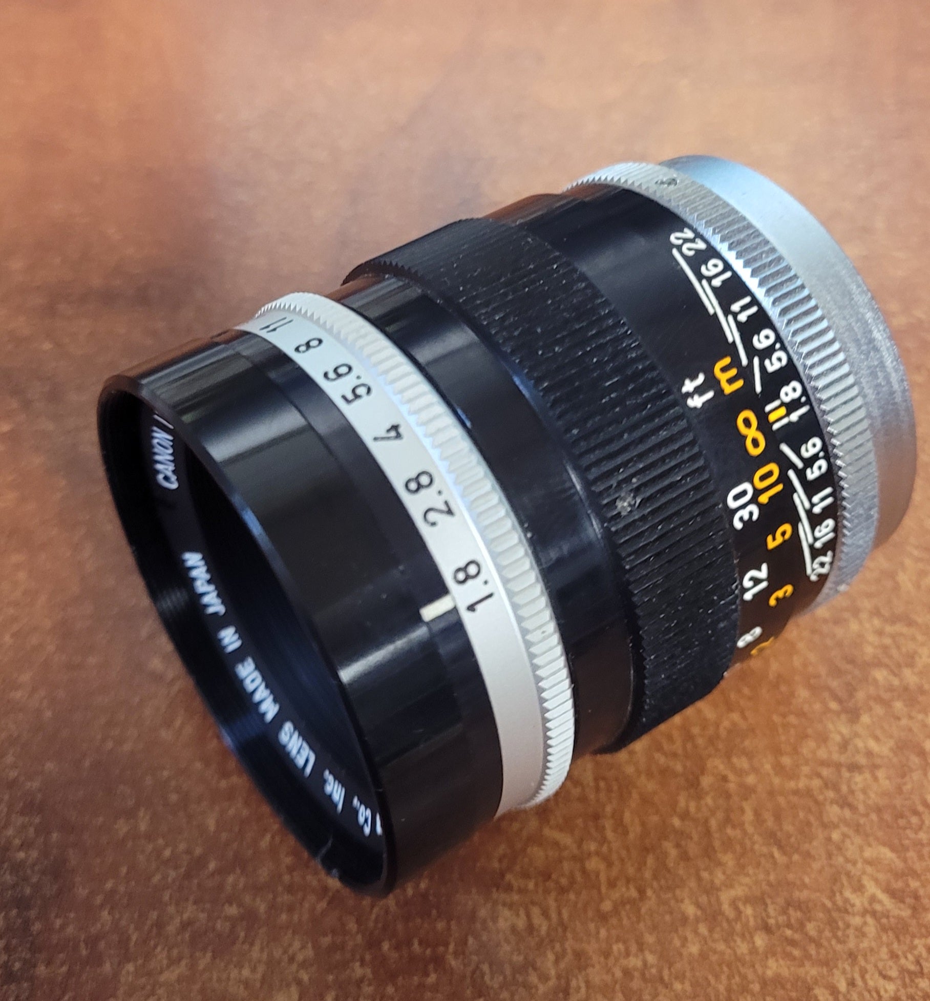 Canon TV-16 50mm T1.8 C-Mount Lens S# 61198 – Du-All Camera