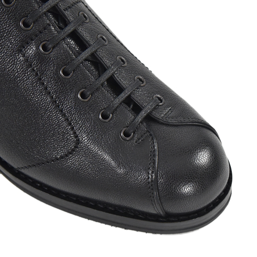F.LLI Giacometti MAROKID NERO キッドスキンモンキーブーツ | DUE blog
