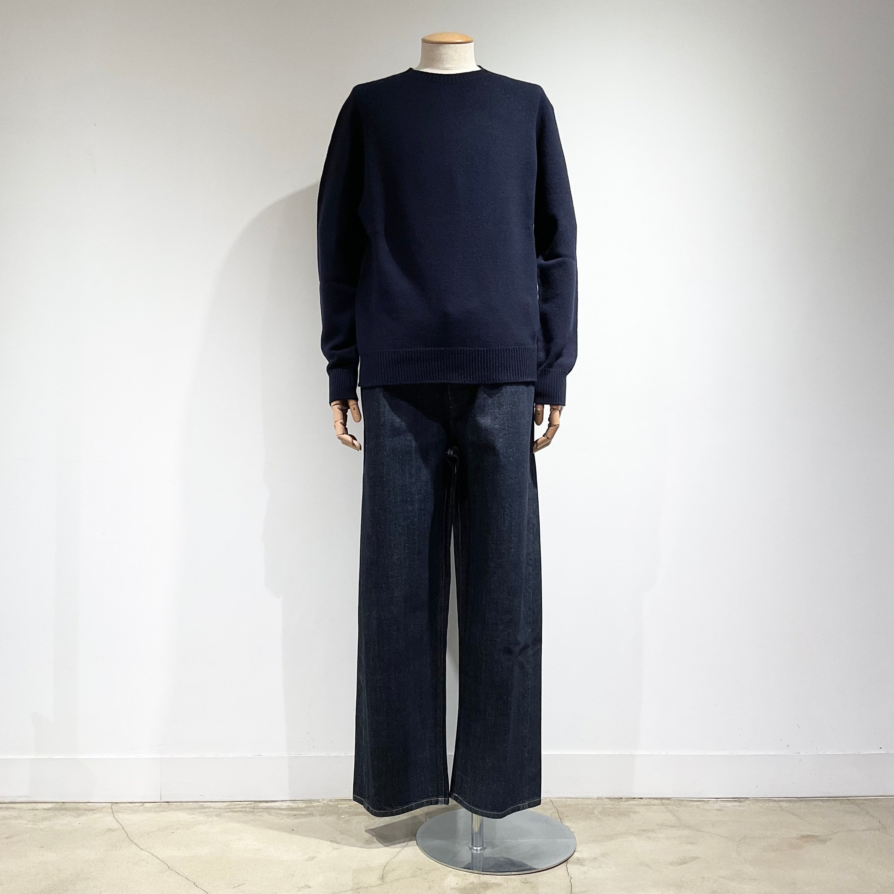 JIL SANDER/ジルサンダー カシミヤ ブレンド クルーネックセーター