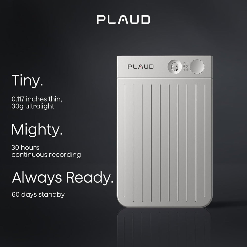 Plaud Note AI Voice Recorder - Silver – Dust Devil