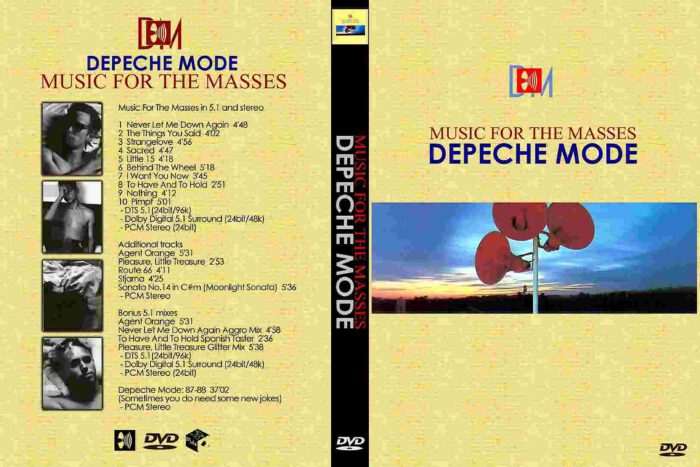 Depeche Mode-Music For The Masses DVD Cover - DVDcover.Com