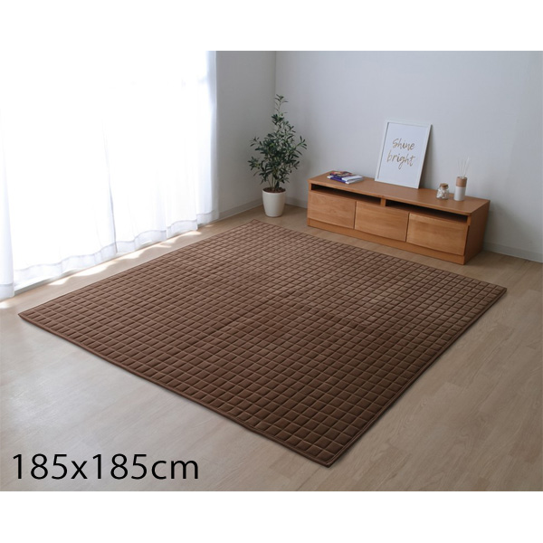 イケヒコ mou(ムー) ラグ もちもち ソフトラグ 正方形 185×185cm