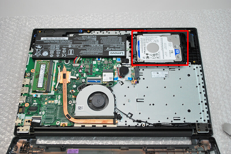 Lenovo ideapad 330 リカバリーUSBを作成してHDDをSSDに換装した／分解