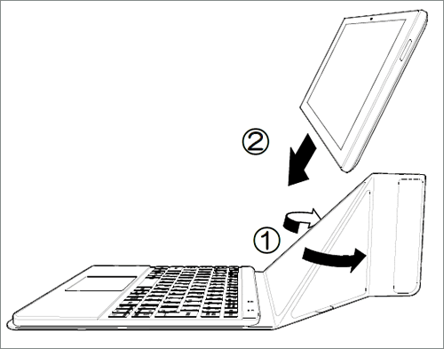 Bluetooth(R)キーボード(PABTK003)を設定する＜dynabook Tab シリーズ