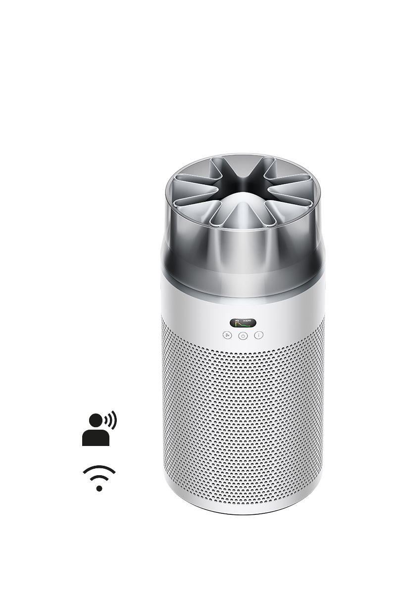 HushJet™ Purifier Compact (White/Silver) | Dyson SG