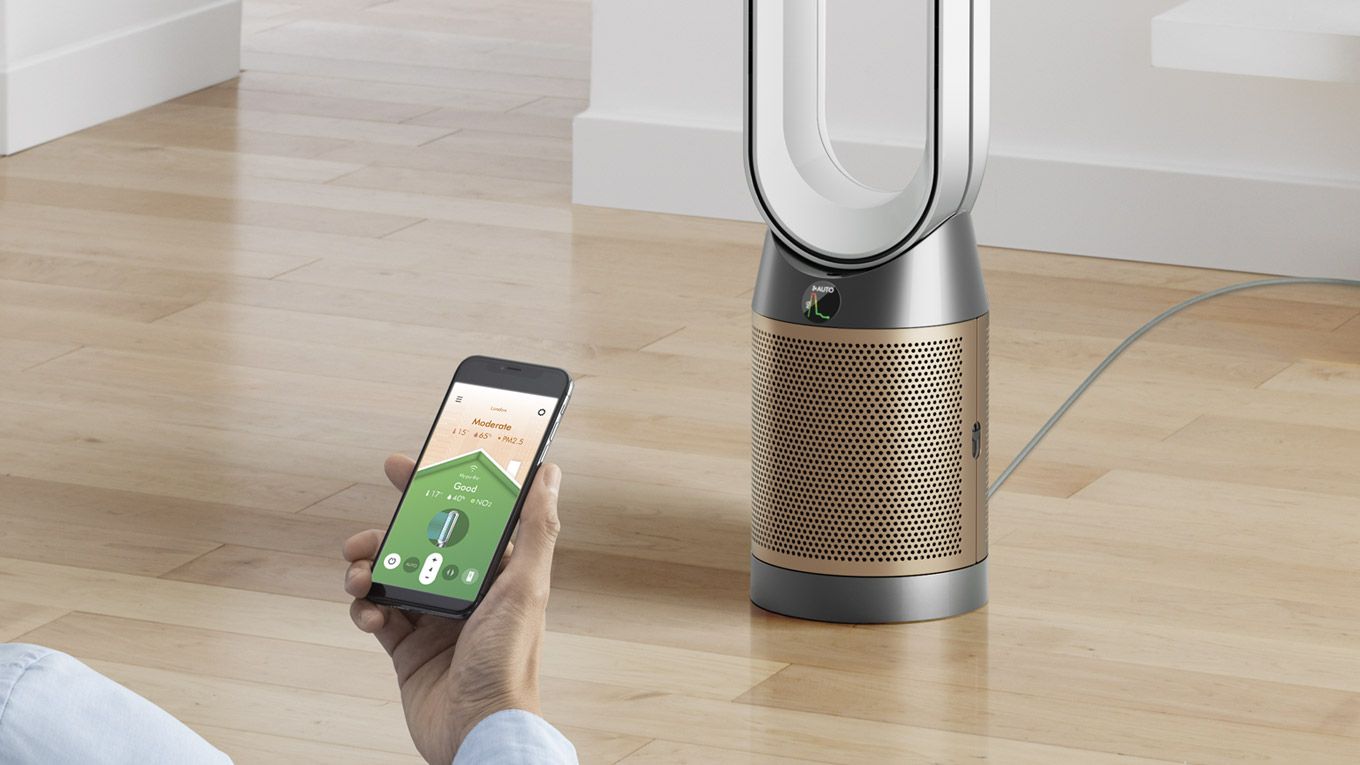 Shop Dyson Purifier Hot+Cool HP2 De-NOx (Nickel/Gold) | Dyson