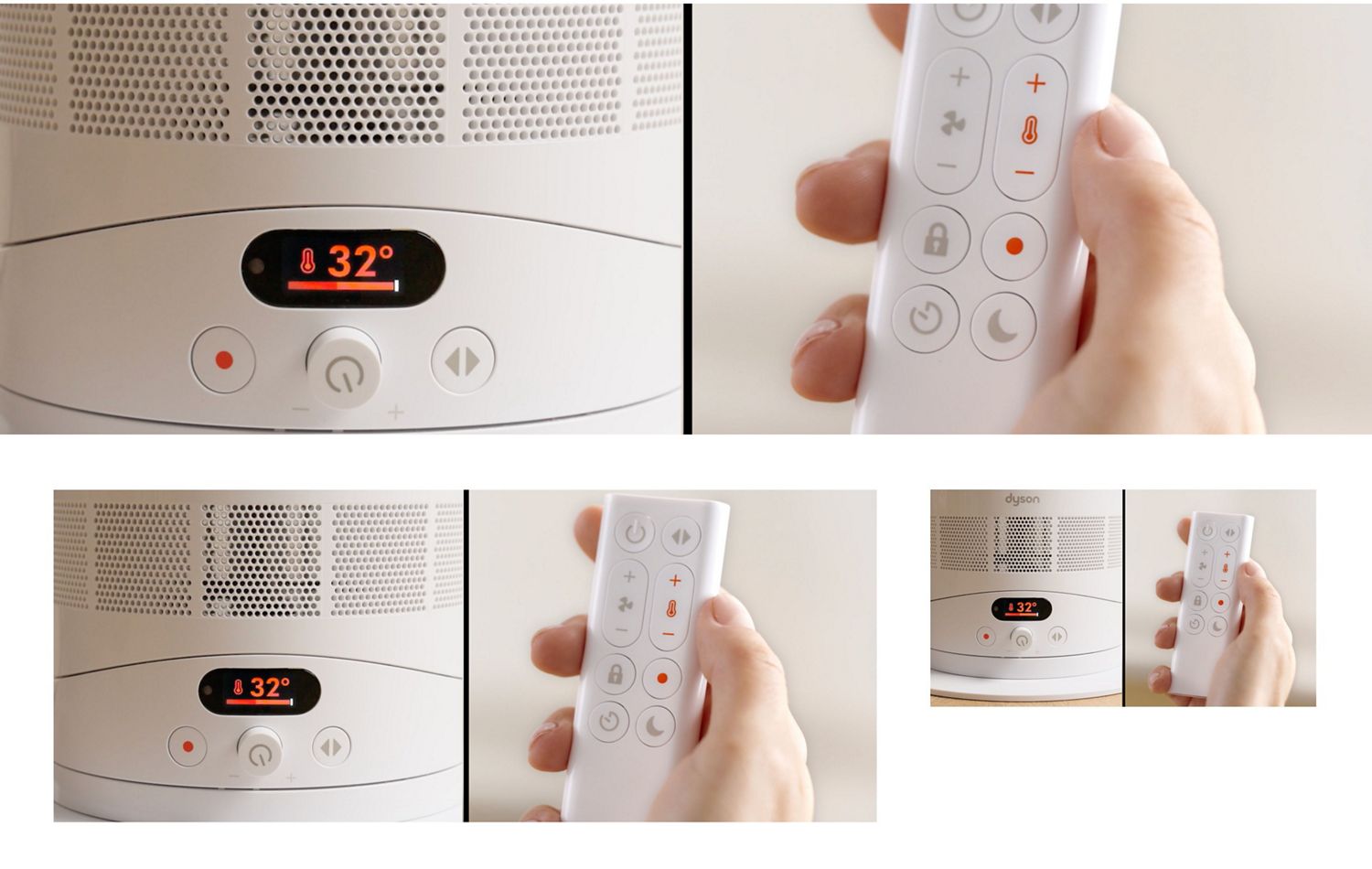 Dyson Hot+Cool™ HF1 Remote Link Pre-heat ファンヒーターの使い方