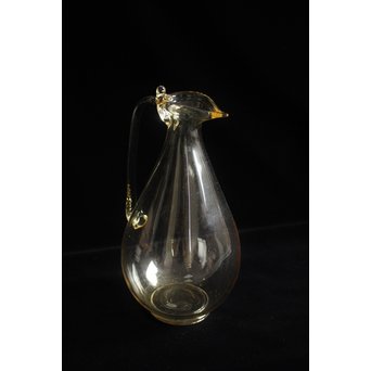 由水常雄 監修 復元正倉院ガラス白瑠璃 水瓶/水差 Y012｜骨董店 のびる