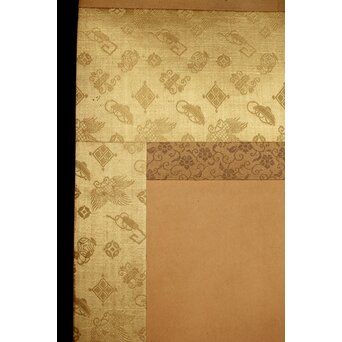 尾竹国観 俵鼠乱落款図 紙本軸装 掛軸 Z410｜骨董店 のびる 古美術