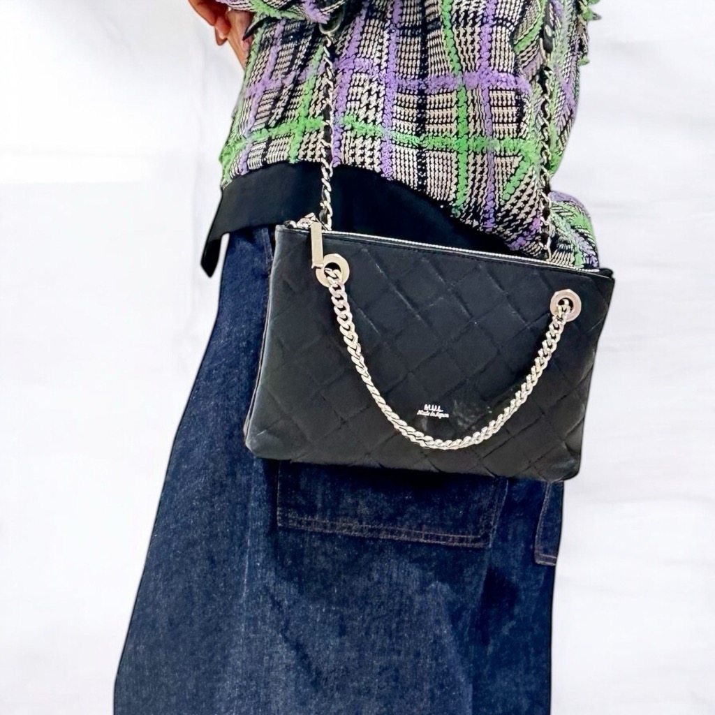 送料無料】M.U.L. エムユーエル レイヤー チェーン ショルダー バッグ