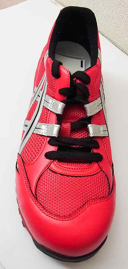 アシックスの安全作業靴FIS33L（2393：レッド×シルバー）＞ 通販