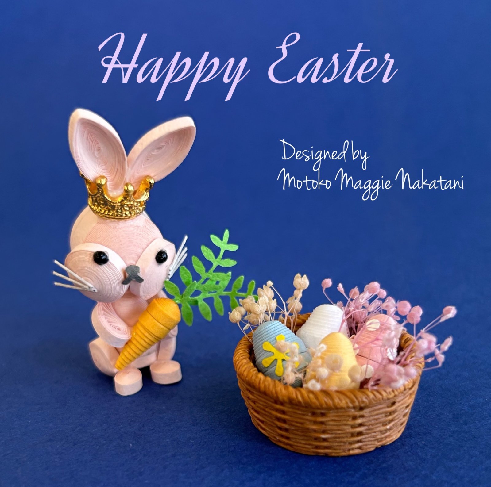 ○イースターバニーキット○なかたにもとこ - ペーパークイリング