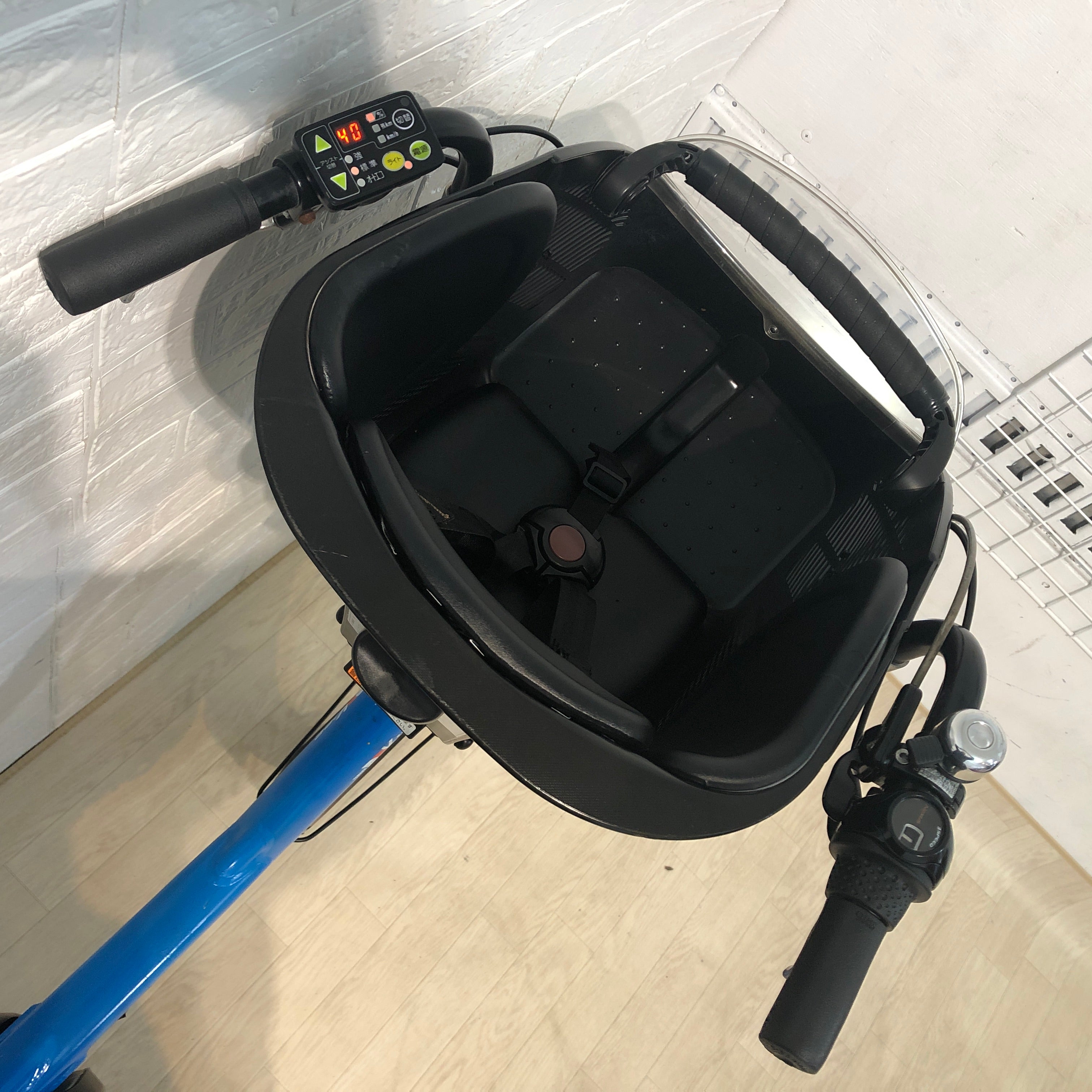 ヤマハ PAS Kiss mini パス キッス ミニ ブルー 20インチ YM034【中古