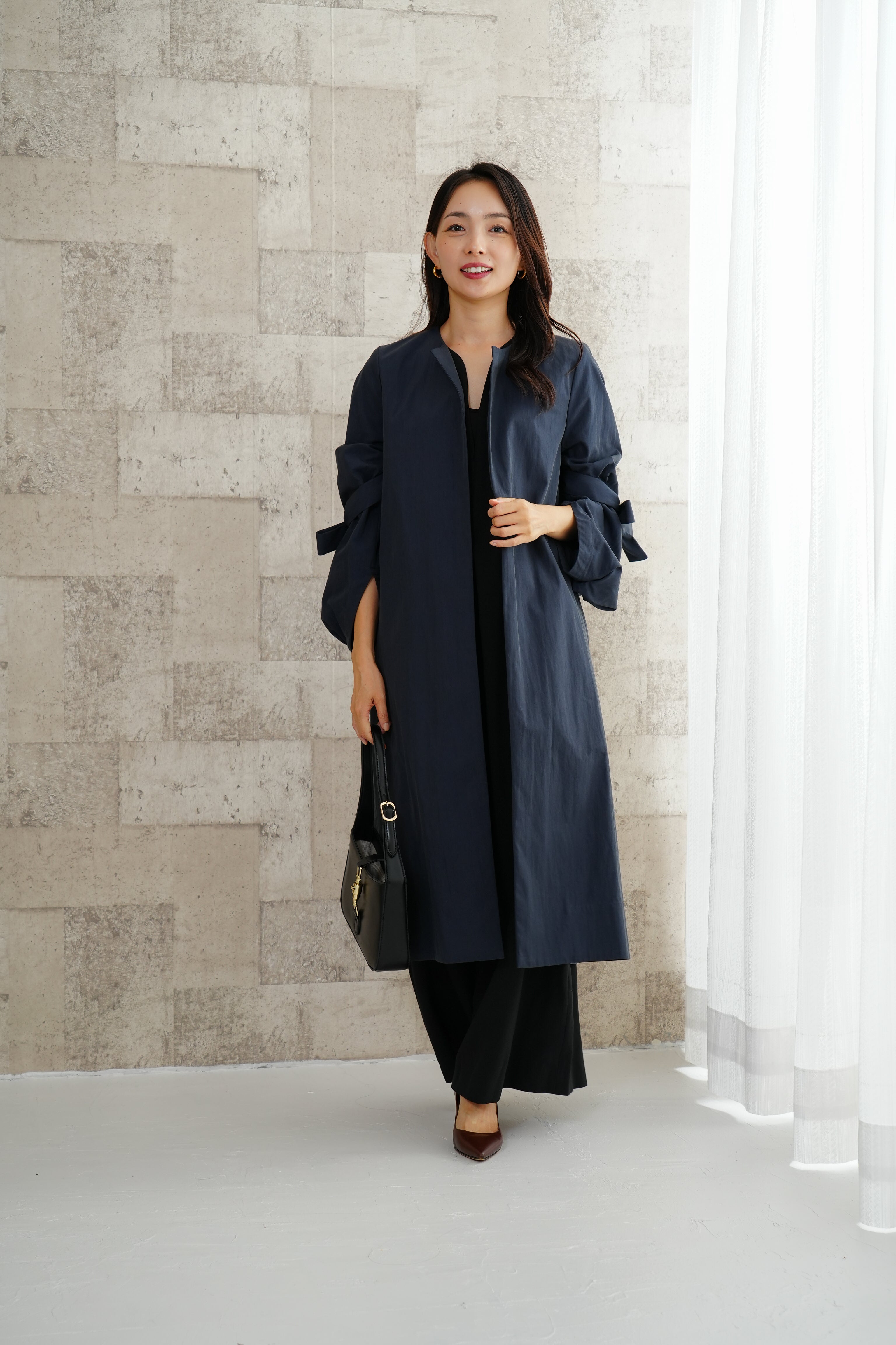 EC限定｜パフィ袖リボンコート｜アウター｜good mood madam（グッド