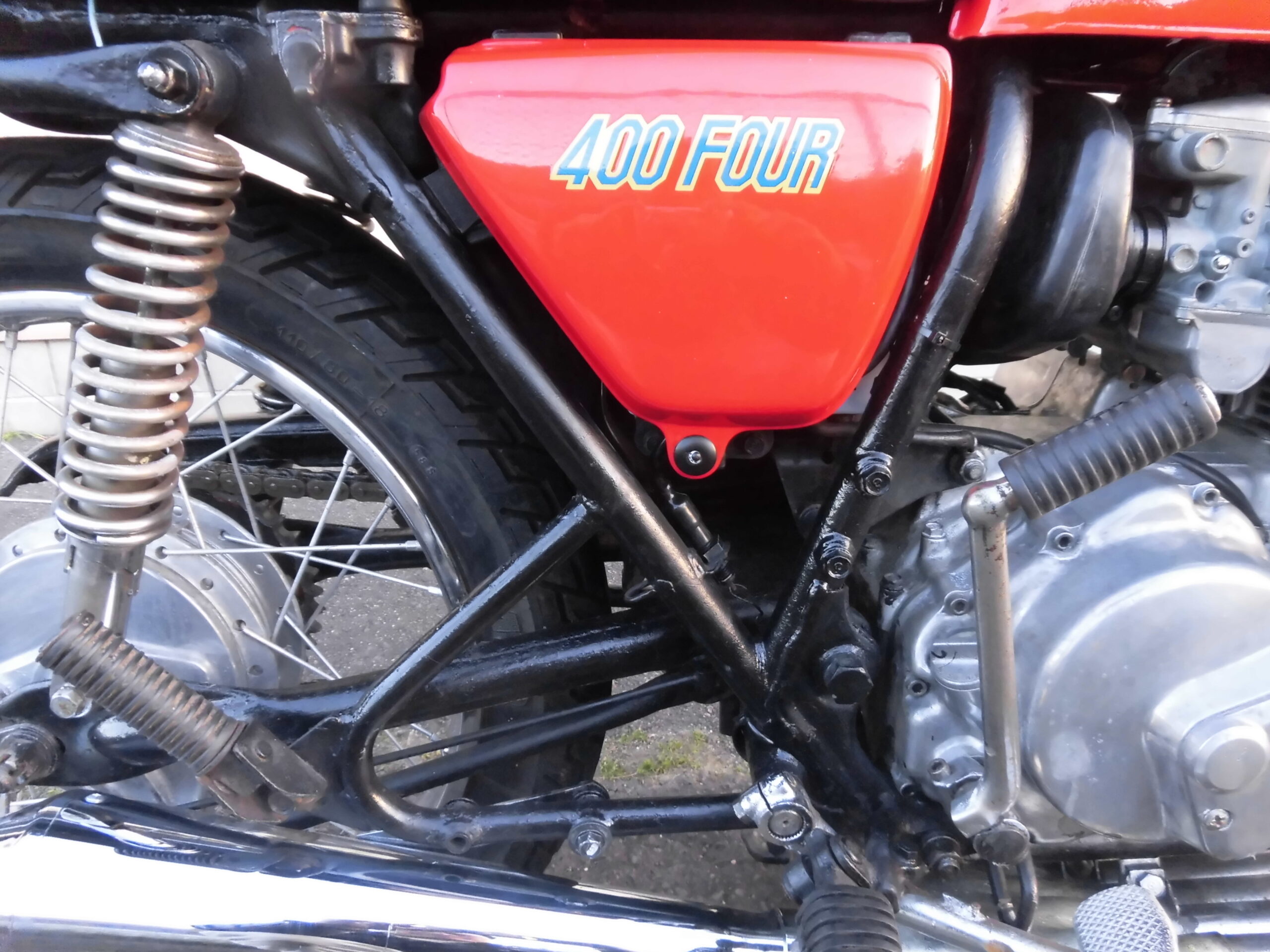 HONDA CB400F D.I.D製メッキリム前後セット(1.6＋1.85) HONDACB400F