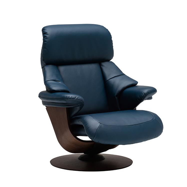 リクライニングチェア(M) RU7300 グランブルー モカブラウン 通販