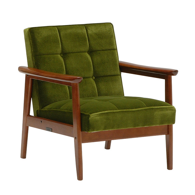 オールド カリモク コロニアル デスクチェア 書斎椅子 モケット60