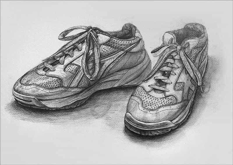靴のデッサン | 描き方のコツや良い構図は？細密描写に挑戦