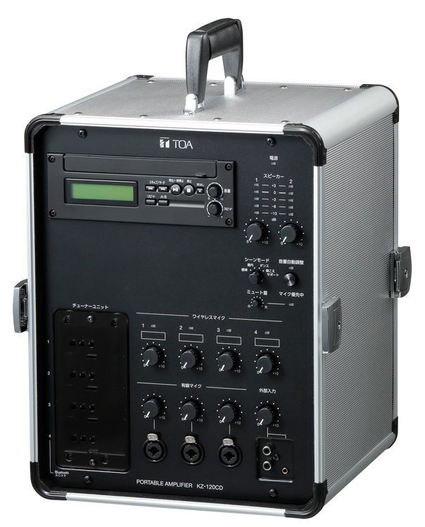 KZ-120CD】TOA ポータブルアンプ (120W x 2) CD付 [サウンドショップ