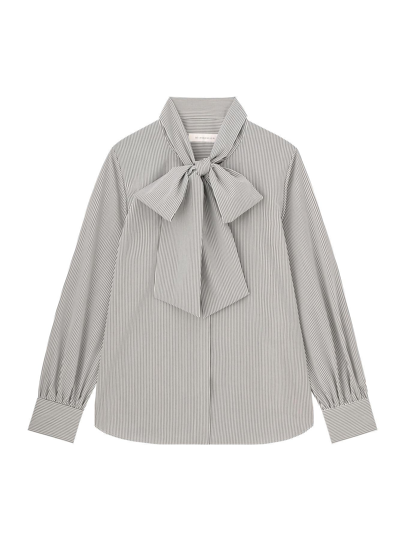 ストライプボウタイブラウス: M-PREMIER公式通販｜m-i-d e-shopping