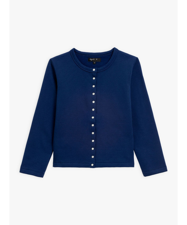 コットン メルトン カーディガンプレッション 