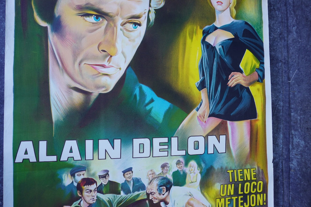 Je T'Aime Nathalie Original Alain Delon Film Poster Spanish