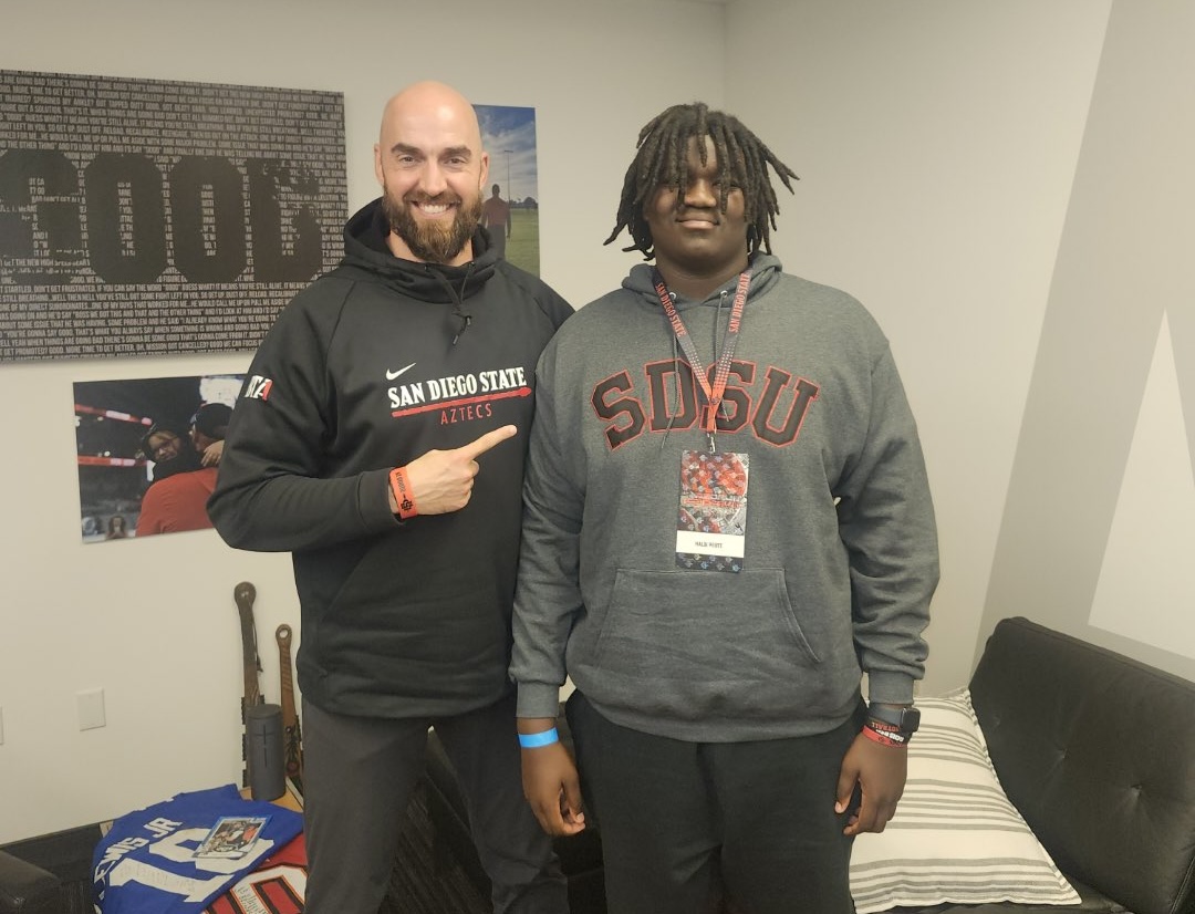 An interview with 2026 SDSU offensive lineman Malik White - East