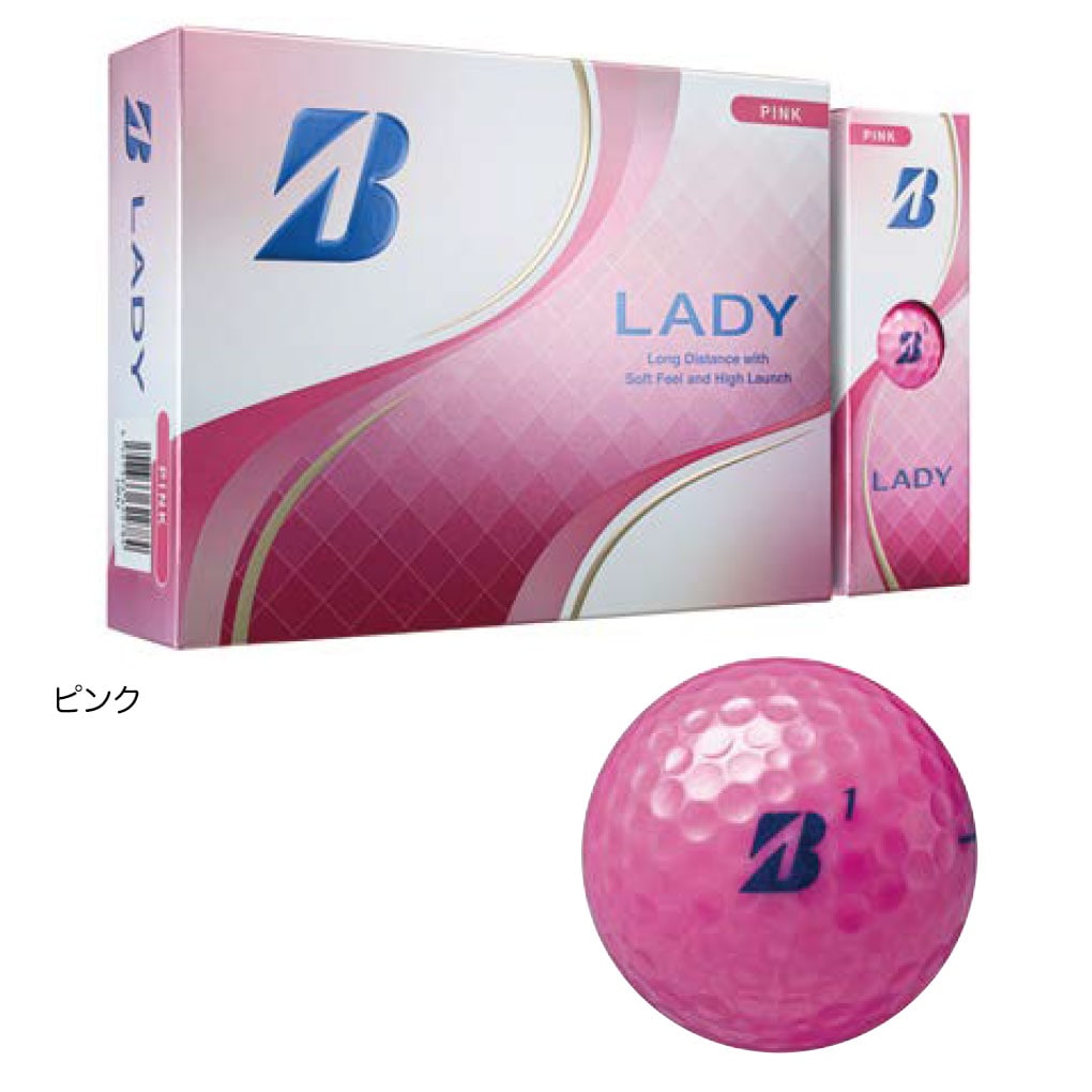 BS ブリヂストンゴルフ 2025 LADY ゴルフボール 1ダース(12球入