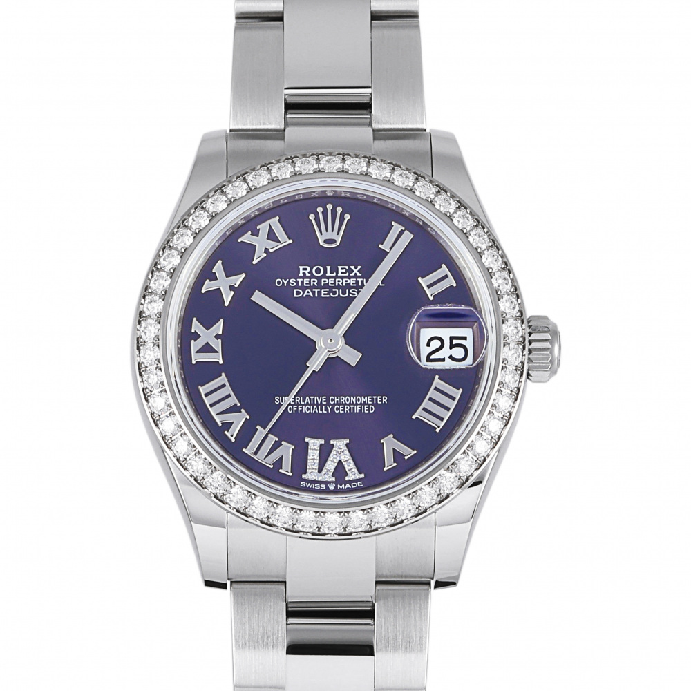 ロレックス デイトジャスト 278384RBR.ABGRMDOオーベルジーヌ/（VI