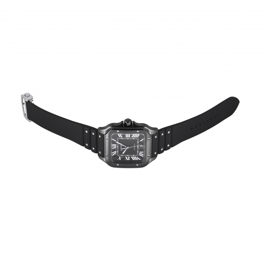 新品] カルティエ サントス WSSA0039ブラック ステンレス（DLC加工