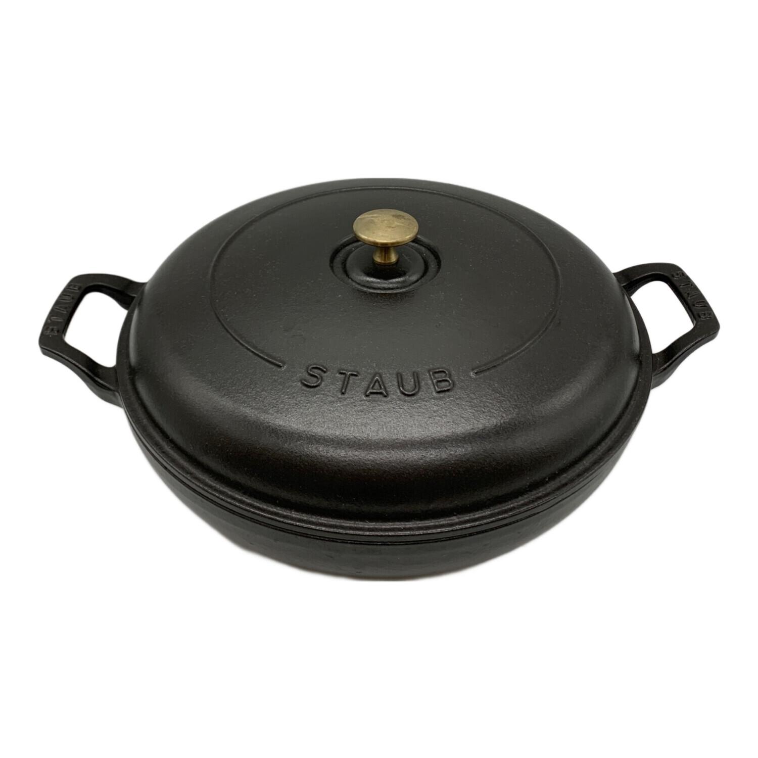 Staub (ストウブ) ブレイザーソテーパン 30cm ブラック｜トレファクONLINE