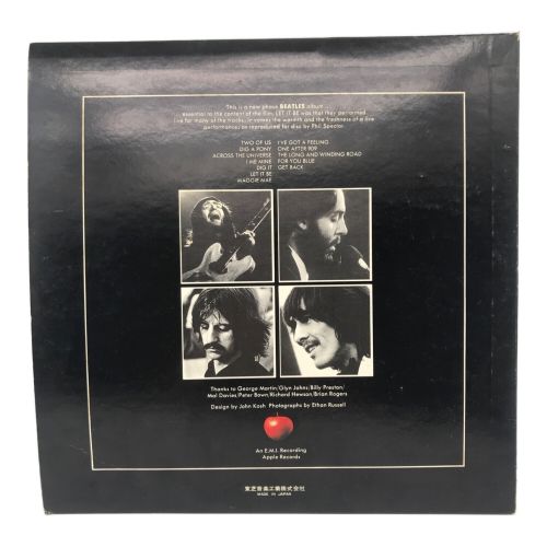 レコード AP-9009 赤盤 ビートルズ LET IT BE｜トレファクONLINE