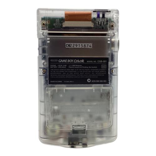 ゲームボーイカラー クリア CGB-001 動作確認済み CH22915874