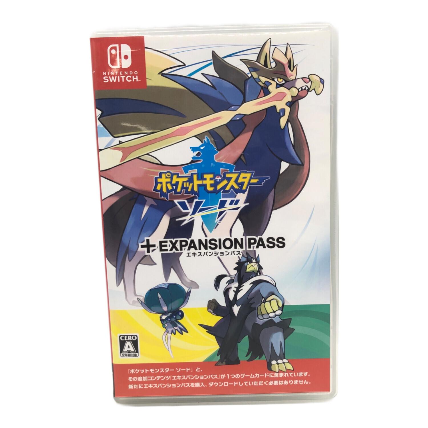 本日発送7日ポケットモンスター ソード + EXPANSION PASS ポケモン