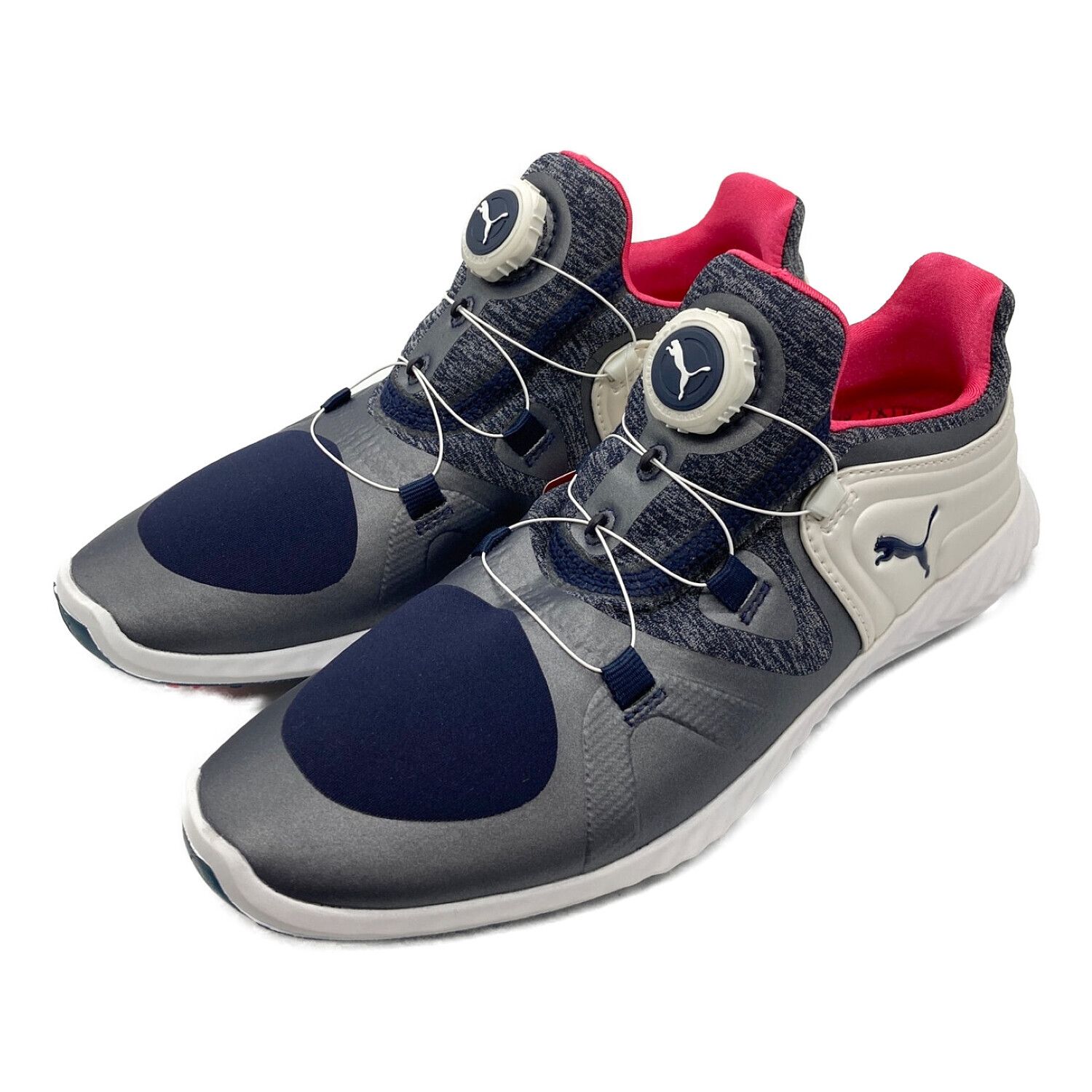 PUMA (プーマ) ゴルフシューズ レディース SIZE 24cm グレー×ホワイト