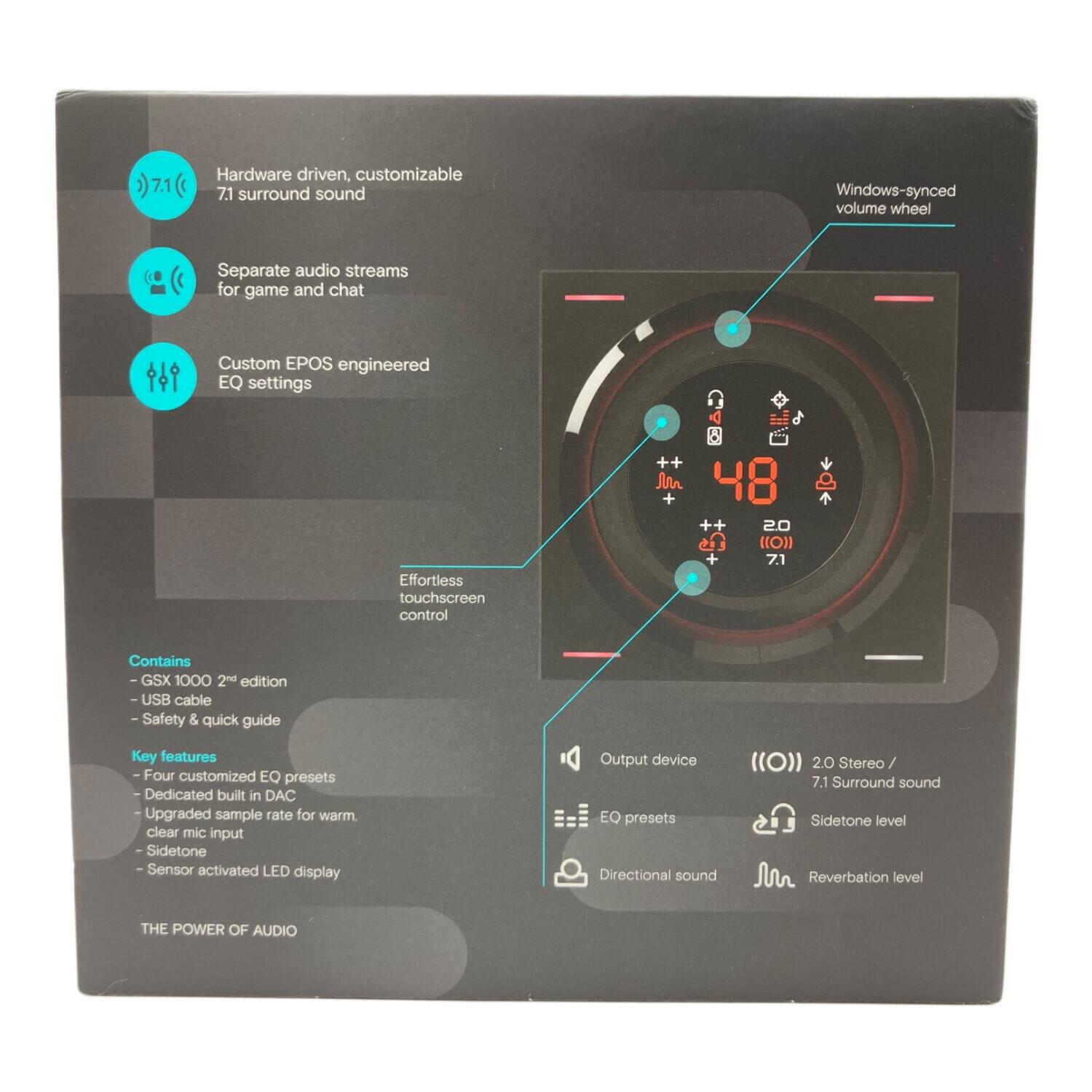 epos (エポス) ゲーミングオーディオアンプ GSX1000 2nd edition