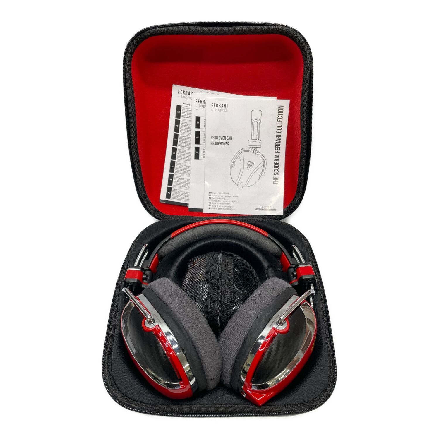Ferrari by Logic3 ヘッドホン レッド P200 付属品有｜トレファクONLINE