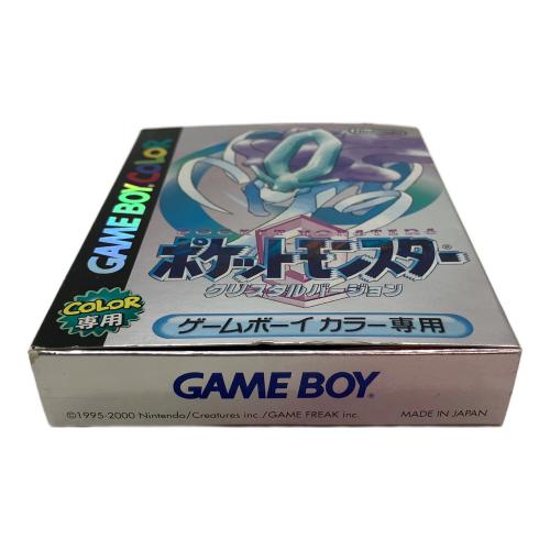 ポケットモンスター クリスタルバージョン ゲームボーイカラー用ソフト