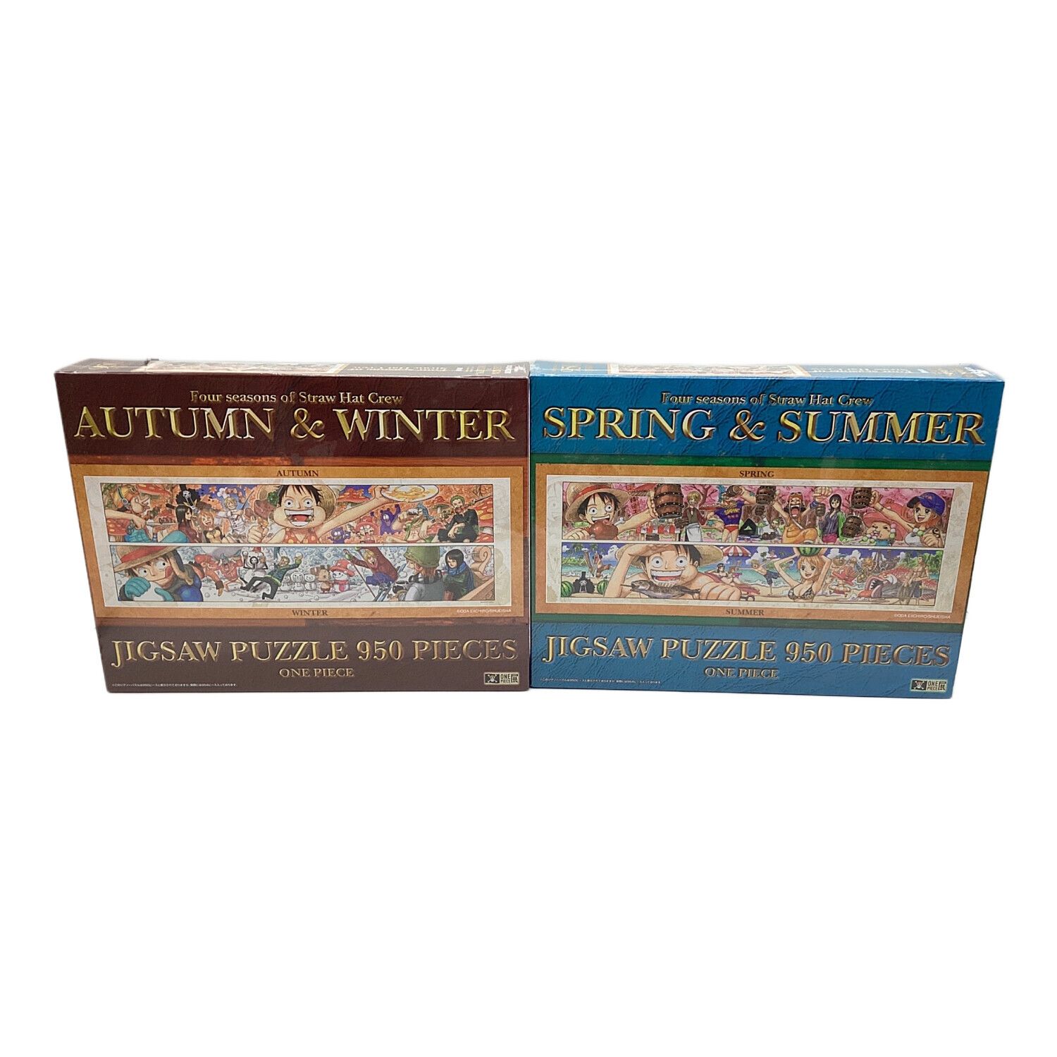 ONEPIECE展ジグソーパズル 春＆夏、秋＆冬 2種セット ONEPIECE展