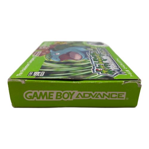 ゲームボーイアドバンス用ソフト ポケットモンスター リーフグリーン